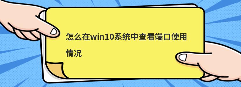 ôwin10ϵͳв鿴˿ʹ